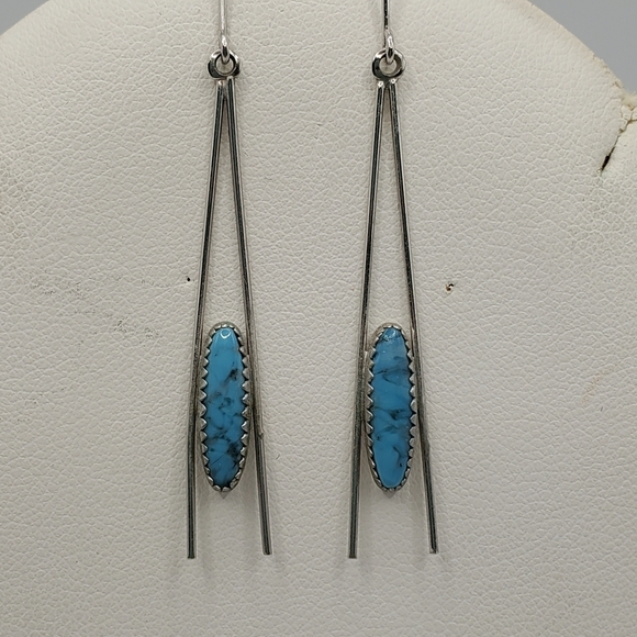 Jewelry - Sterling Silver and Turquoise Earrings